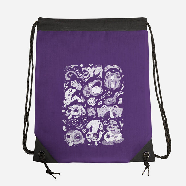 Froggy Overload-None-Drawstring-Bag-eduely