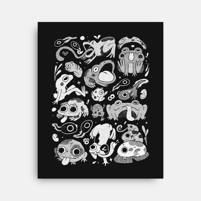 Froggy Overload-None-Stretched-Canvas-eduely
