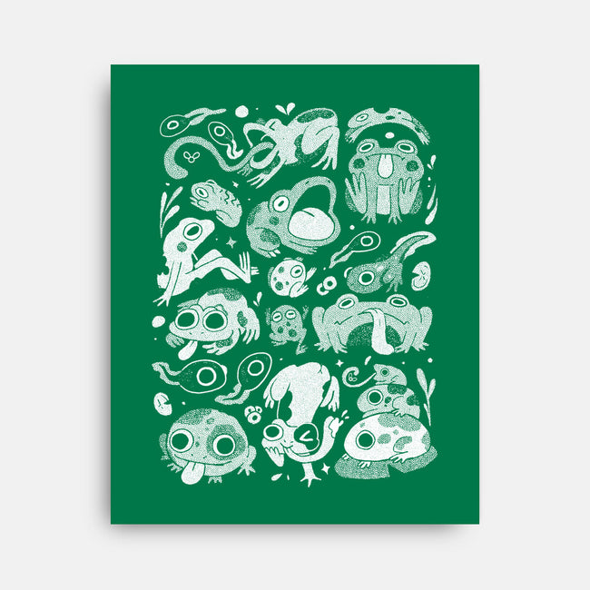 Froggy Overload-None-Stretched-Canvas-eduely