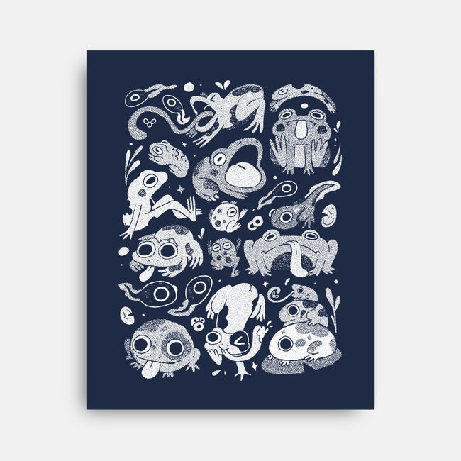 Froggy Overload-None-Stretched-Canvas-eduely