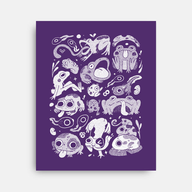 Froggy Overload-None-Stretched-Canvas-eduely