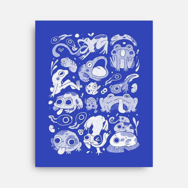Froggy Overload-None-Stretched-Canvas-eduely