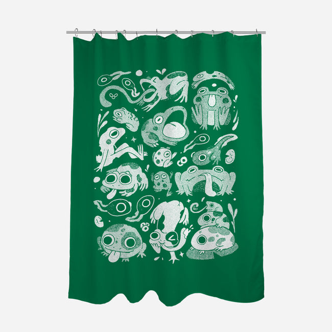 Froggy Overload-None-Polyester-Shower Curtain-eduely