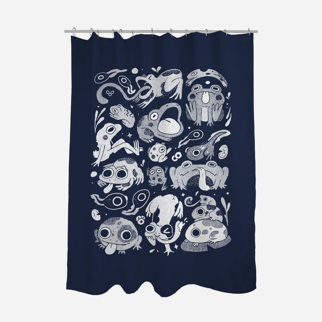 Froggy Overload-None-Polyester-Shower Curtain-eduely