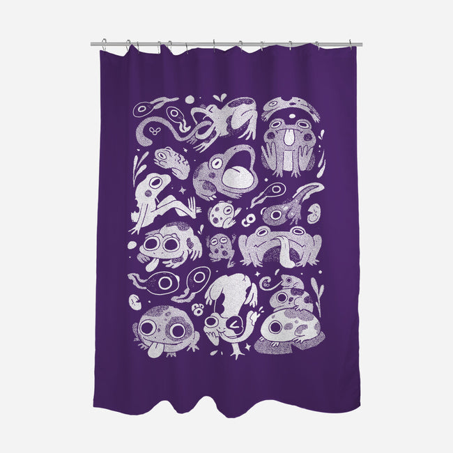 Froggy Overload-None-Polyester-Shower Curtain-eduely