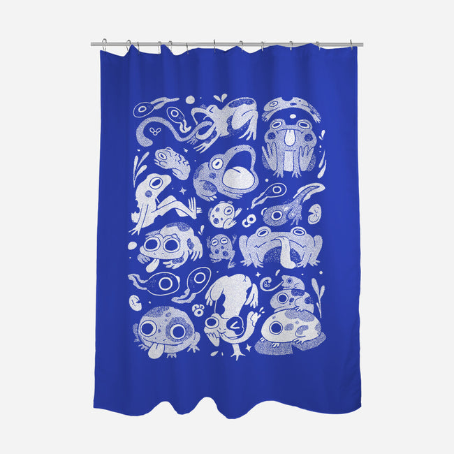 Froggy Overload-None-Polyester-Shower Curtain-eduely