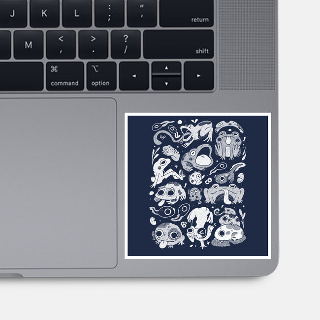 Froggy Overload-None-Glossy-Sticker-eduely