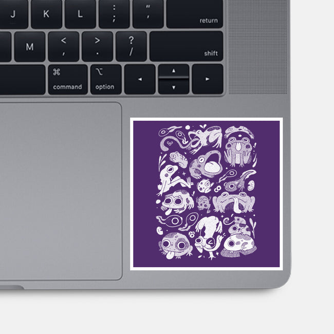 Froggy Overload-None-Glossy-Sticker-eduely