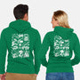 Froggy Overload-Unisex-Zip-Up-Sweatshirt-eduely