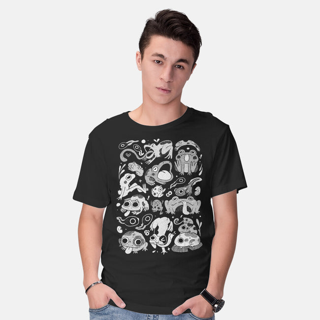 Froggy Overload-Mens-Basic-Tee-eduely
