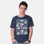 Froggy Overload-Mens-Basic-Tee-eduely