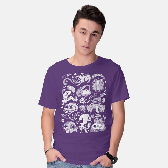 Froggy Overload-Mens-Basic-Tee-eduely