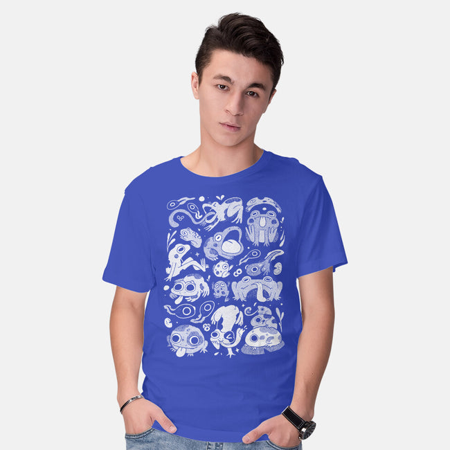 Froggy Overload-Mens-Basic-Tee-eduely