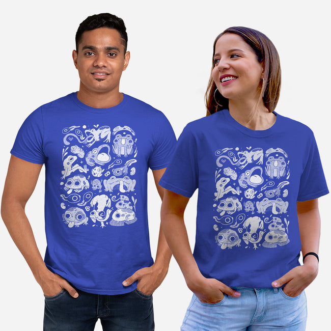Froggy Overload-Unisex-Basic-Tee-eduely