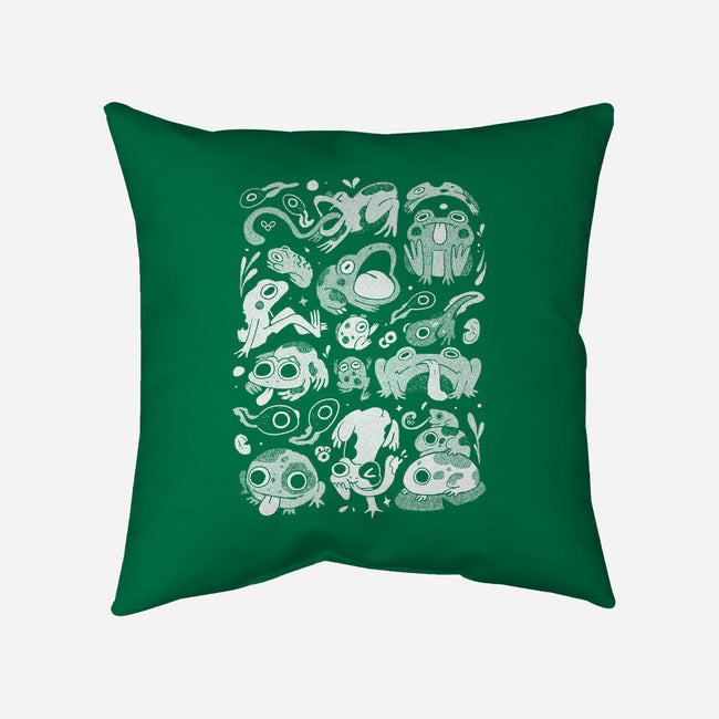 Froggy Overload-None-Removable Cover w Insert-Throw Pillow-eduely