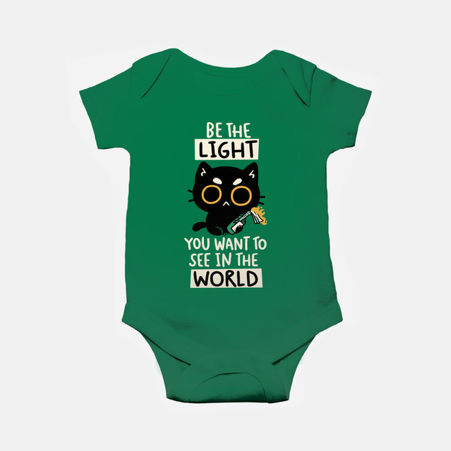 Be The Light-Baby-Basic-Onesie-koalastudio