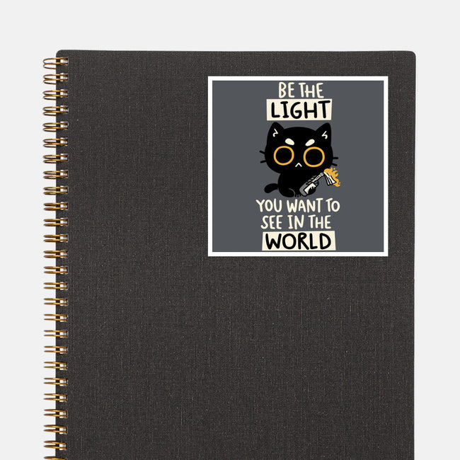 Be The Light-None-Glossy-Sticker-koalastudio