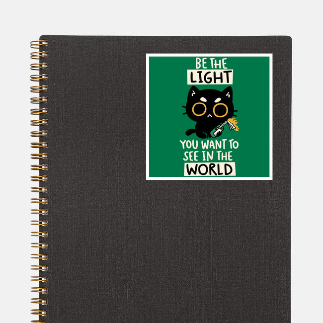 Be The Light-None-Glossy-Sticker-koalastudio