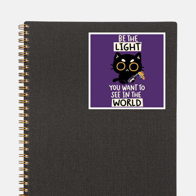 Be The Light-None-Glossy-Sticker-koalastudio