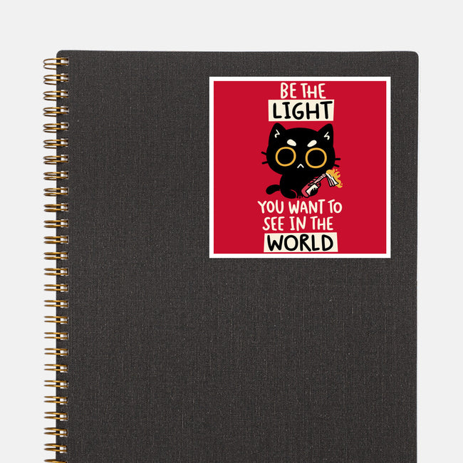 Be The Light-None-Glossy-Sticker-koalastudio