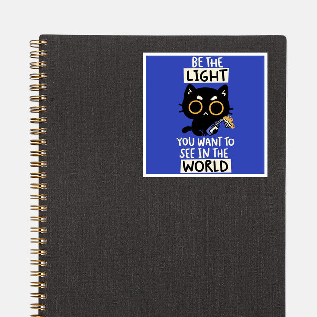 Be The Light-None-Glossy-Sticker-koalastudio
