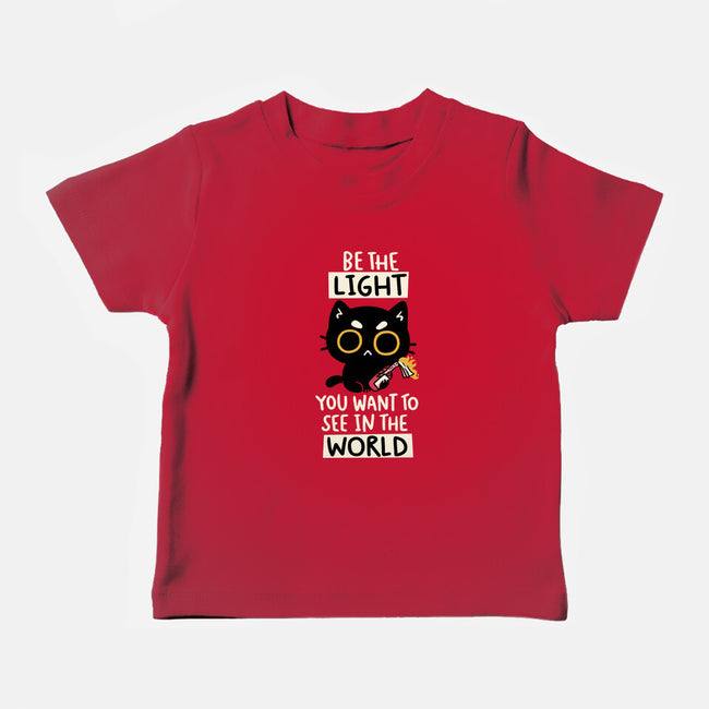 Be The Light-Baby-Basic-Tee-koalastudio