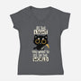 Be The Light-Womens-V-Neck-Tee-koalastudio