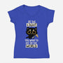 Be The Light-Womens-V-Neck-Tee-koalastudio