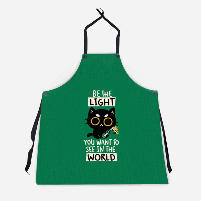 Be The Light-Unisex-Kitchen-Apron-koalastudio