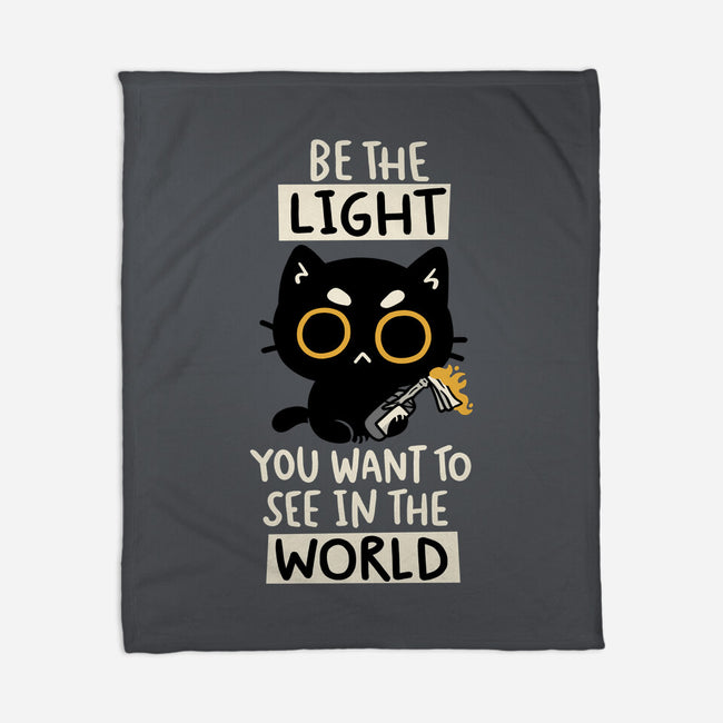 Be The Light-None-Fleece-Blanket-koalastudio