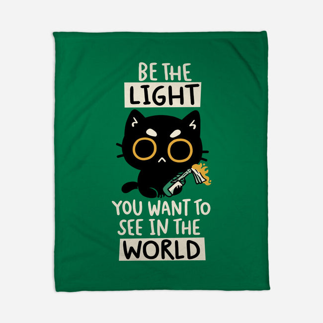 Be The Light-None-Fleece-Blanket-koalastudio