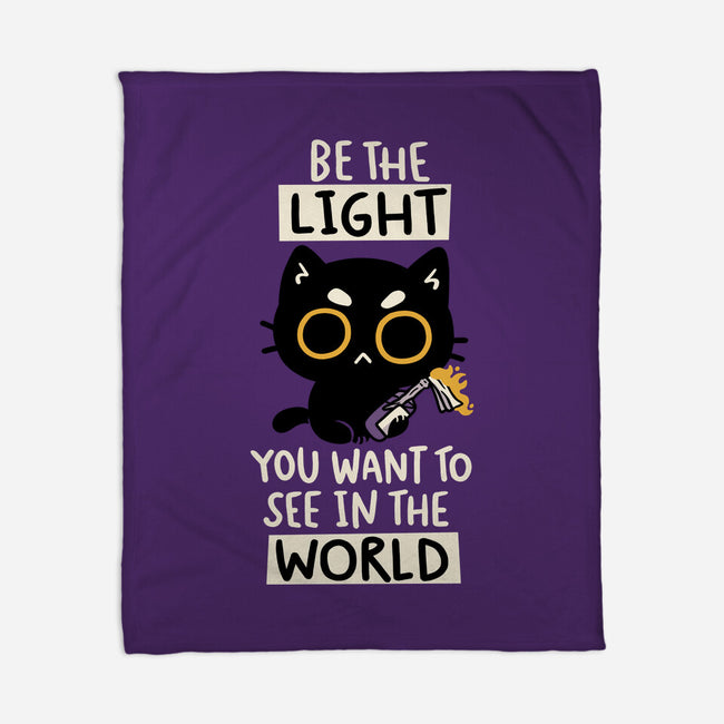 Be The Light-None-Fleece-Blanket-koalastudio