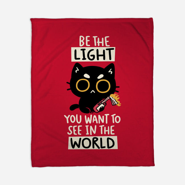 Be The Light-None-Fleece-Blanket-koalastudio