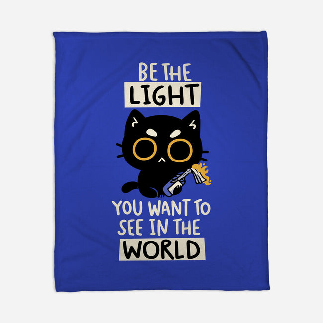Be The Light-None-Fleece-Blanket-koalastudio