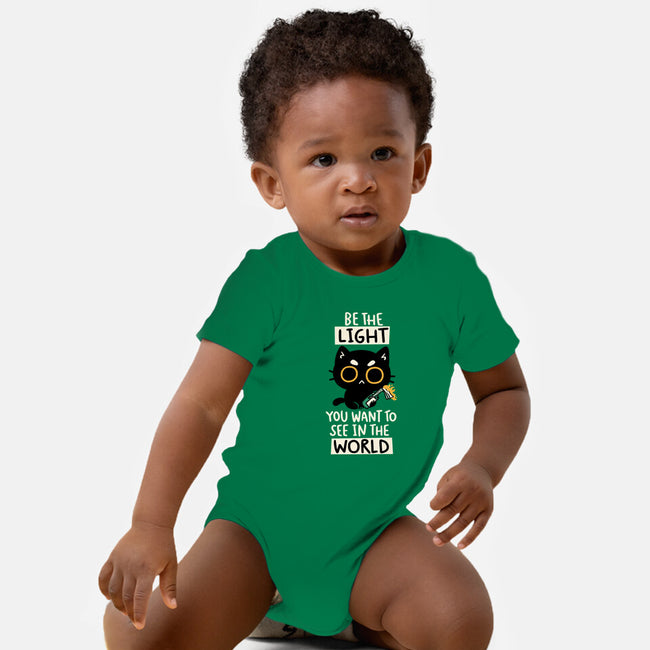 Be The Light-Baby-Basic-Onesie-koalastudio