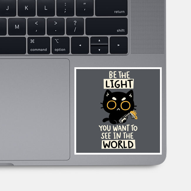 Be The Light-None-Glossy-Sticker-koalastudio