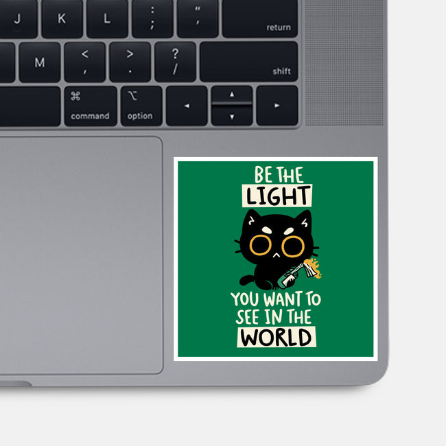 Be The Light-None-Glossy-Sticker-koalastudio