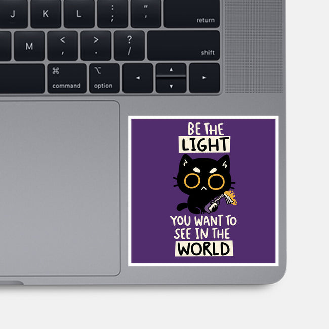 Be The Light-None-Glossy-Sticker-koalastudio