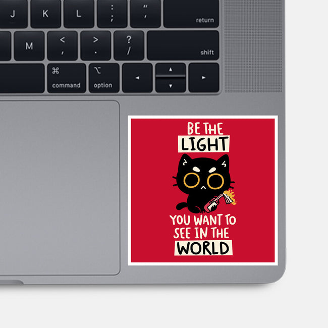 Be The Light-None-Glossy-Sticker-koalastudio