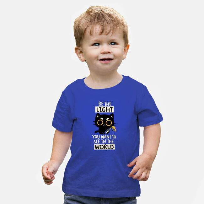 Be The Light-Baby-Basic-Tee-koalastudio