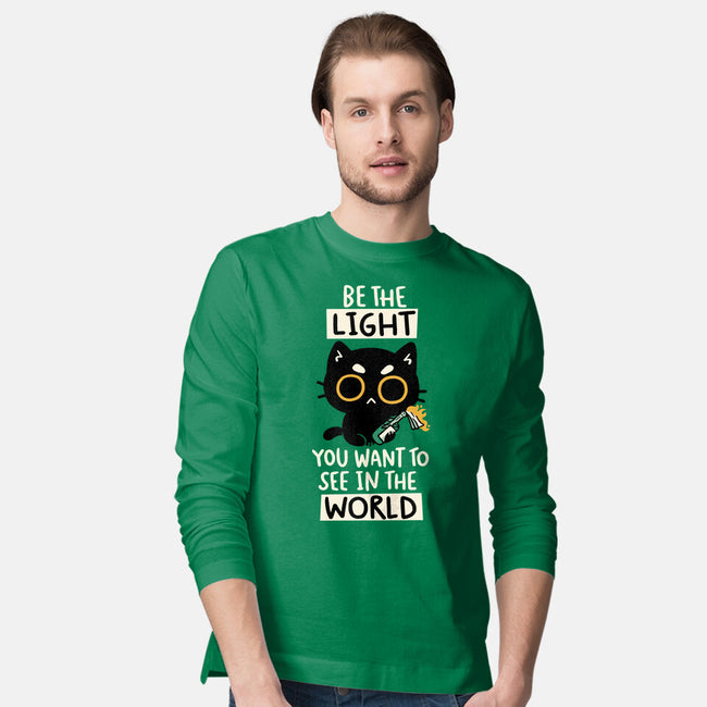 Be The Light-Mens-Long Sleeved-Tee-koalastudio