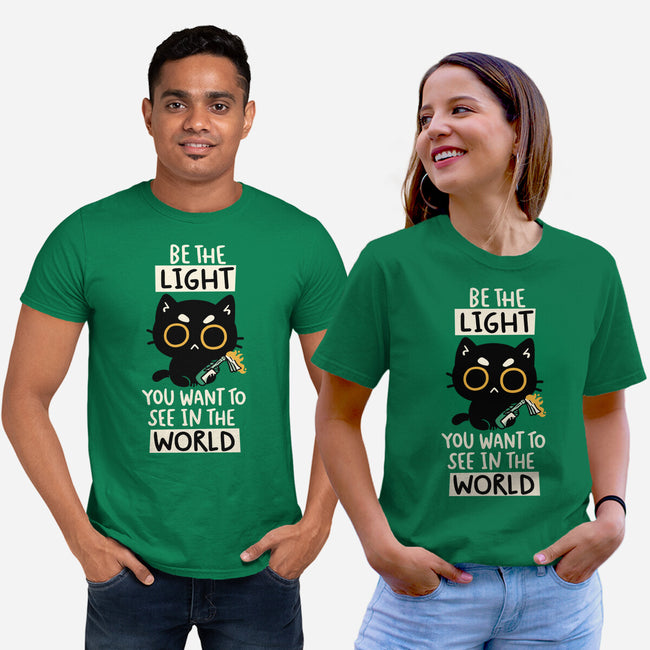 Be The Light-Unisex-Basic-Tee-koalastudio