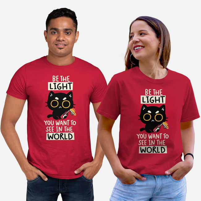 Be The Light-Unisex-Basic-Tee-koalastudio
