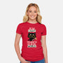 Be The Light-Womens-Fitted-Tee-koalastudio