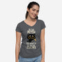 Be The Light-Womens-V-Neck-Tee-koalastudio