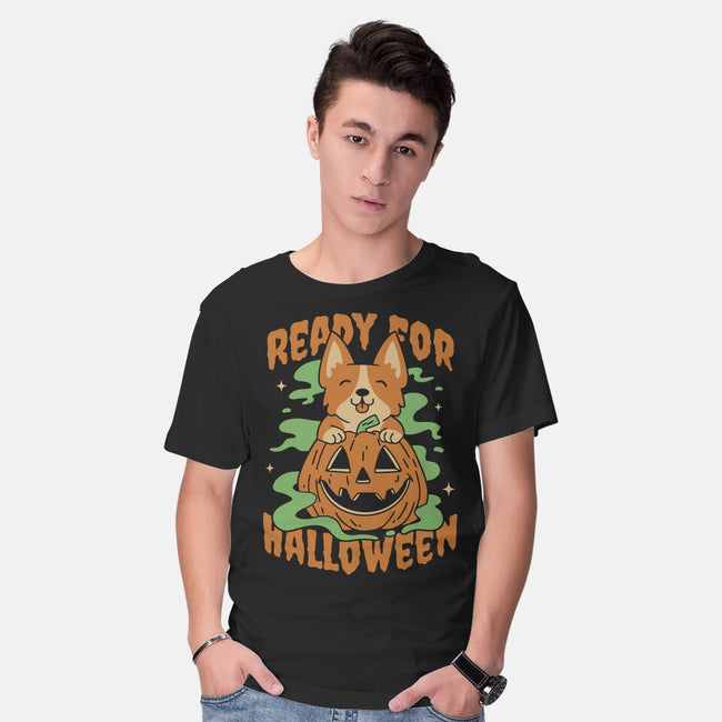 Ready For Halloween-Mens-Basic-Tee-brunopires