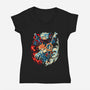 What's In Your Heart-Womens-V-Neck-Tee-Estudio Horta