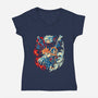What's In Your Heart-Womens-V-Neck-Tee-Estudio Horta