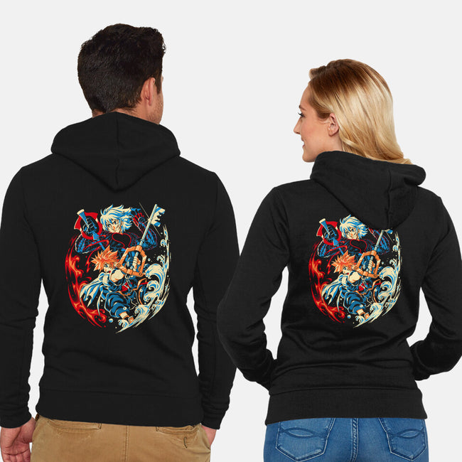 What's In Your Heart-Unisex-Zip-Up-Sweatshirt-Estudio Horta