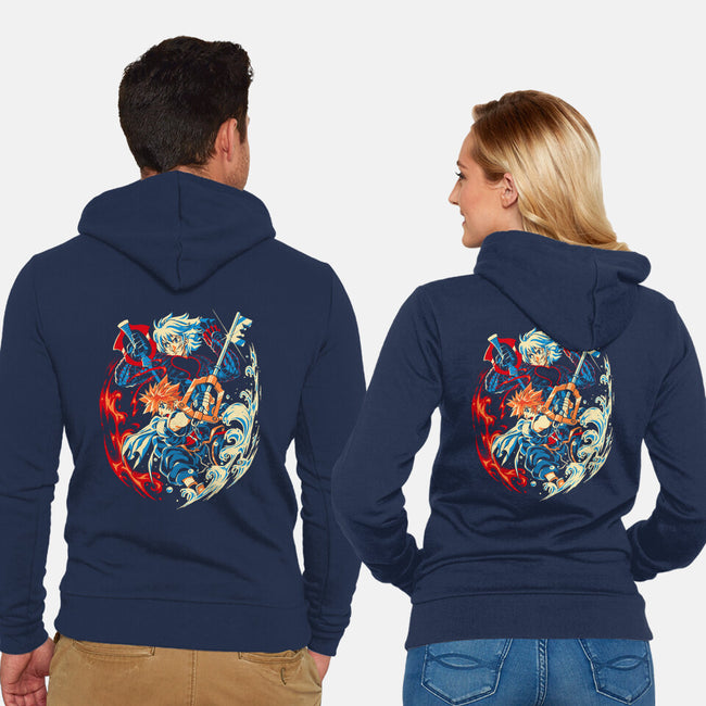 What's In Your Heart-Unisex-Zip-Up-Sweatshirt-Estudio Horta